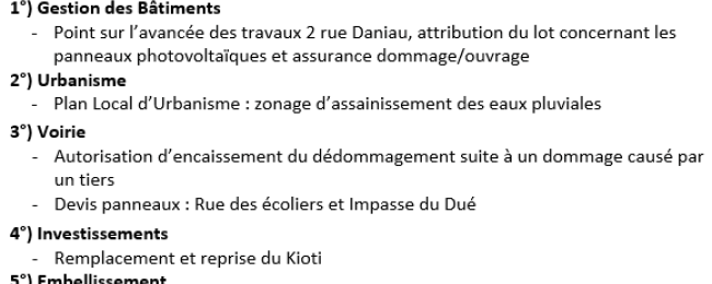Conseil municipal
