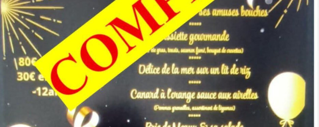 Réveillon de la St Sylvestre