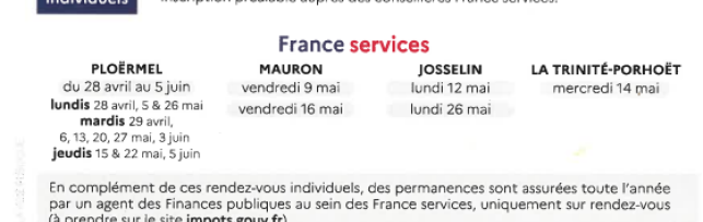 Déclaration de revenus – Campagne 2025