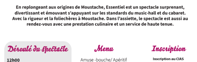 Journée festive - Cabaret