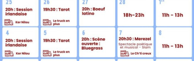 Café de la Forge - programmation 🍺