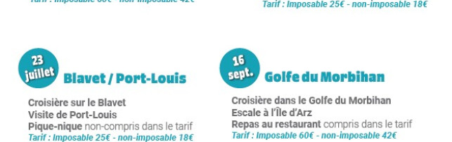 Sorties estivales 2026 pour 60 ans et plus