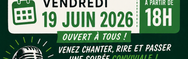 🎤﻿﻿KARAOKÉ ﻿🎤﻿﻿ au Camping des Cerisiers