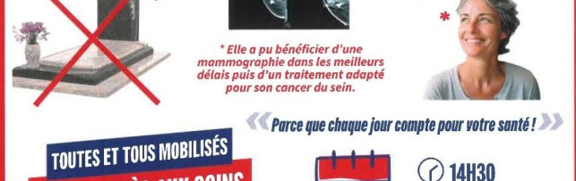 Marche pour Réouverture du cabinet de radiologie